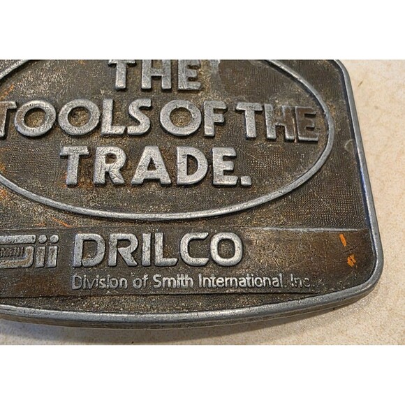 Vintage Belt Buckles Lot Of Two Regal  Drilco Tools Of Trade Logo Collectibles - Picture 7 of 9